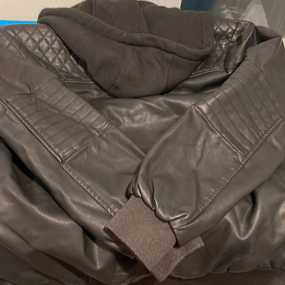 Men Black Jacket - image 3